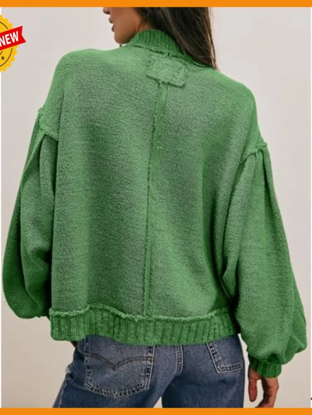 Oversized Cable Knit Cardigan Sweater Open Front Long Sleeve Fall Outerwear - Picture 4 of 7